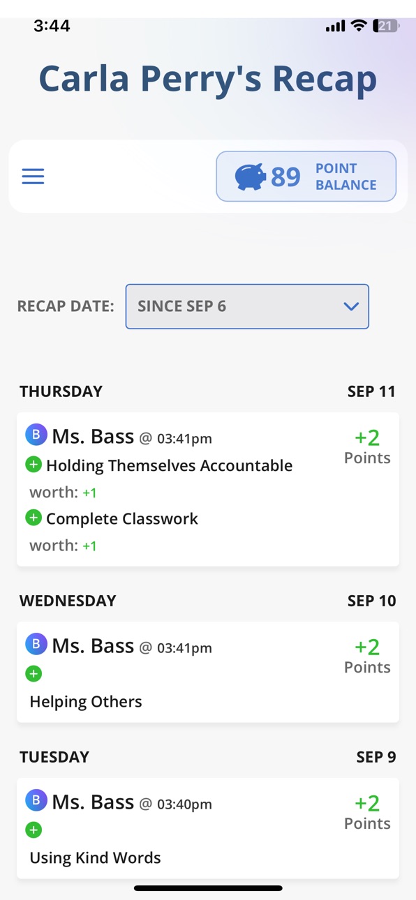 iPhone screenshot