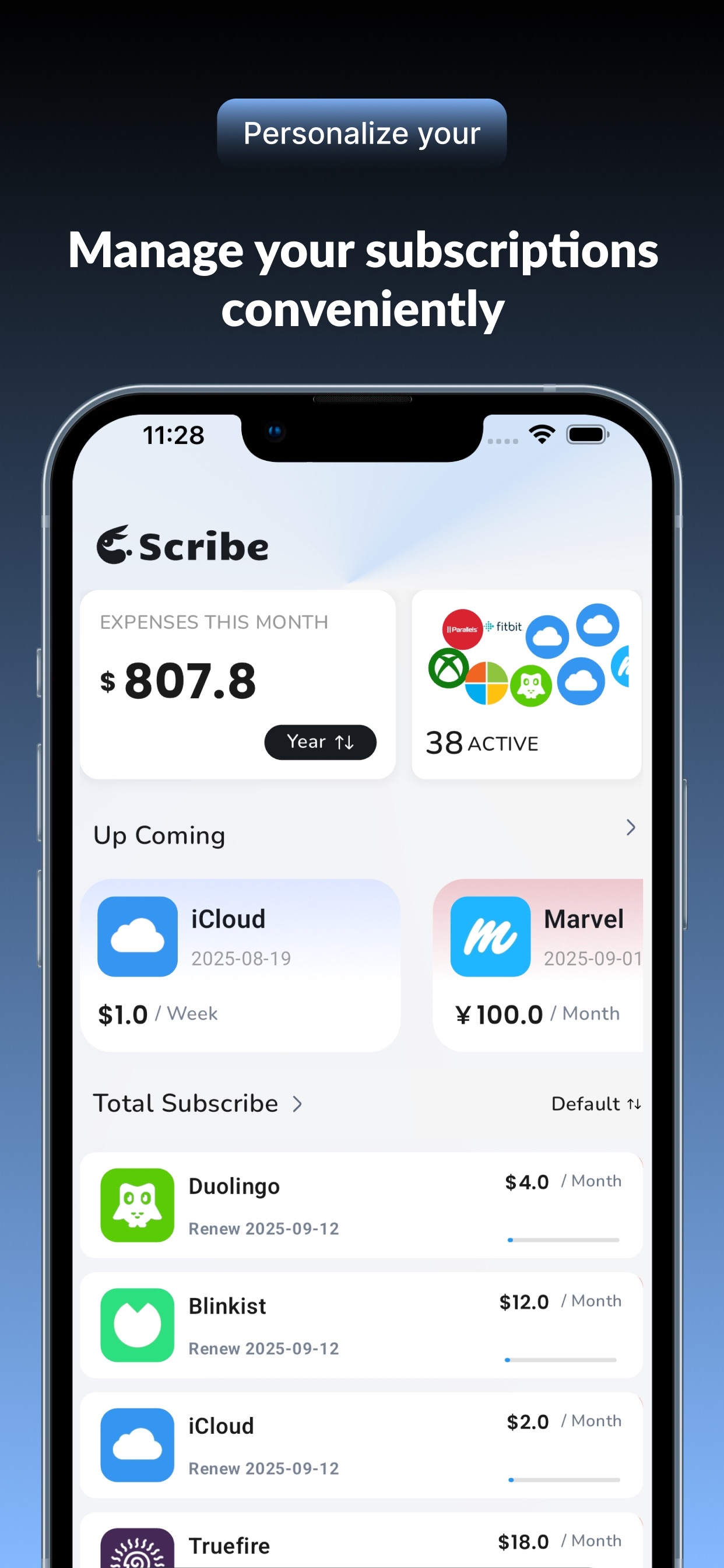 SubFG Tracker screenshot 1