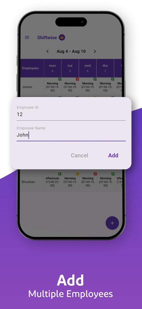Duty Rosters & Shift Schedule - Business App | MWM