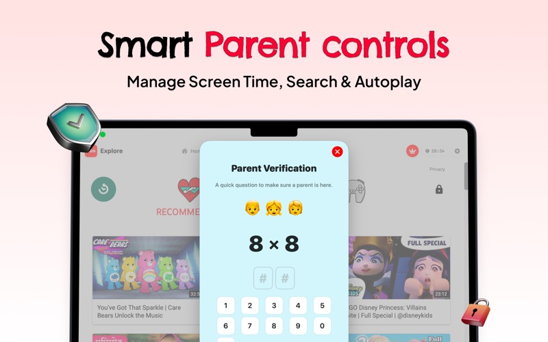KidsPlay: App for YouTube Kids iPhone screenshot