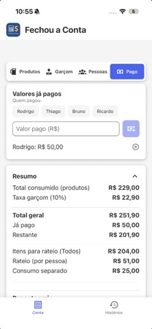 Fechou a Conta screenshot