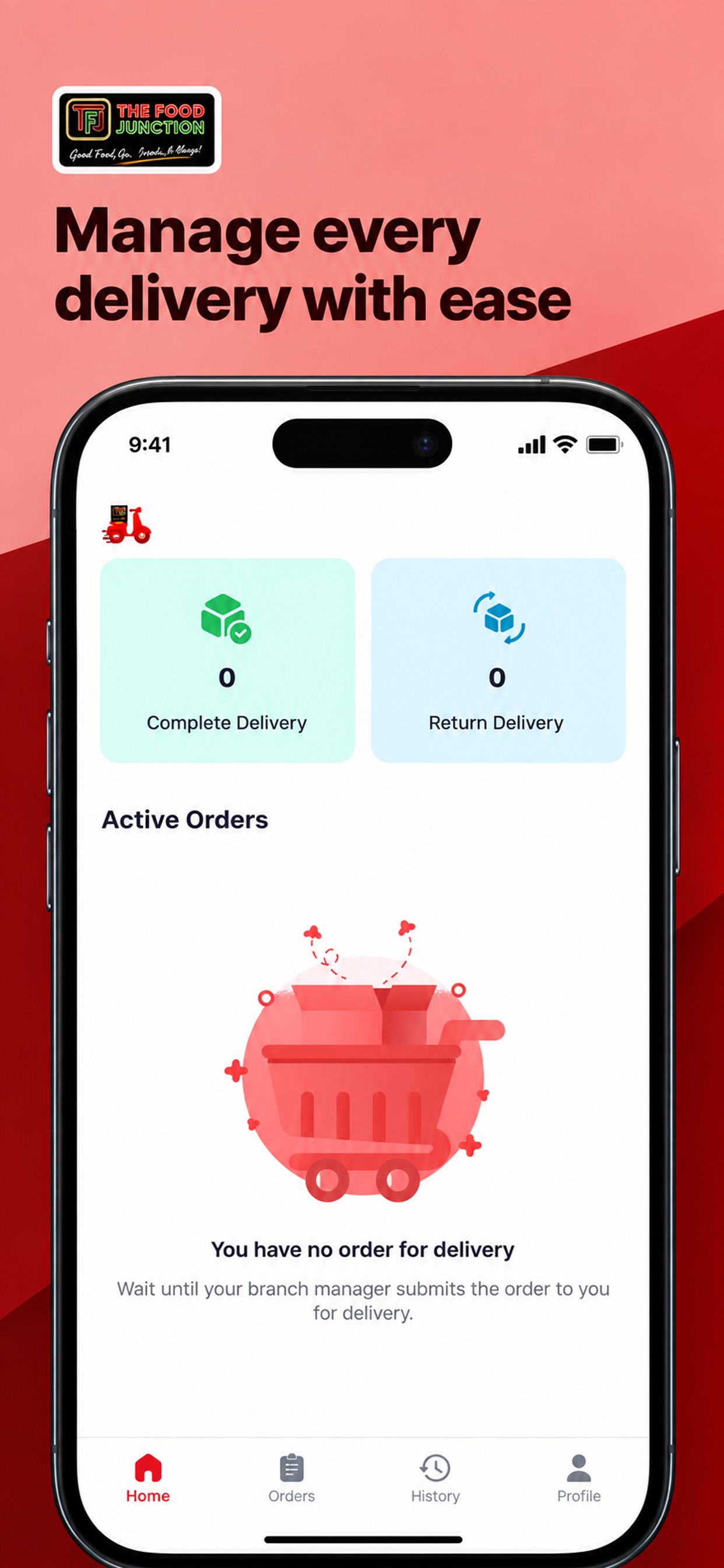 Screenshot 3 of TFJ Delivery App