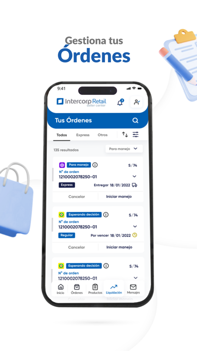 Intercorpretail Sellercenter Screenshot