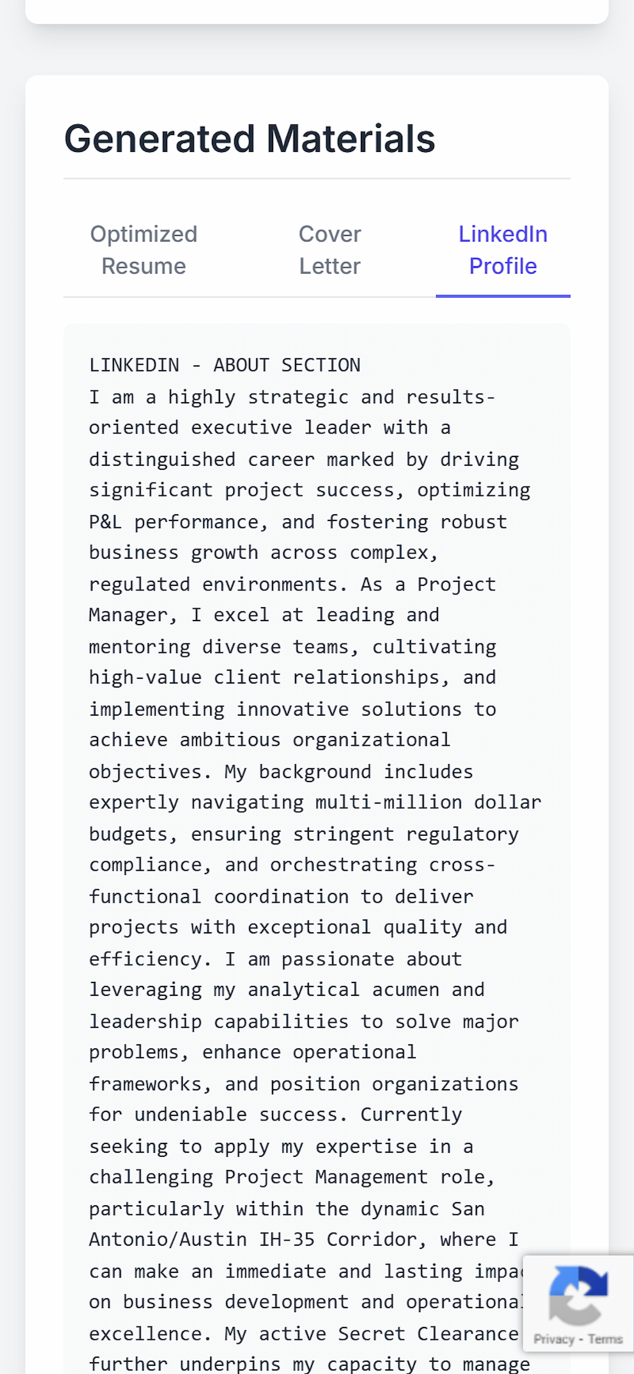 The Top Applicant: AI Resume