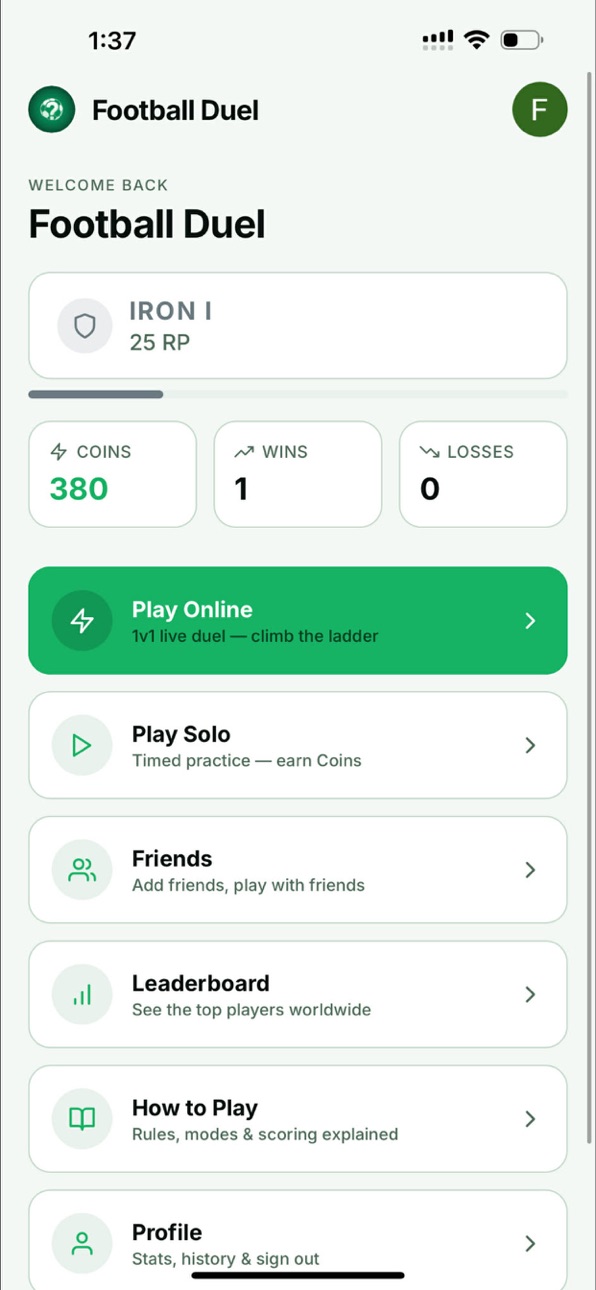 iPhone screenshot