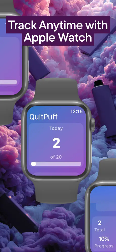 QuitPuff health benefits timeline