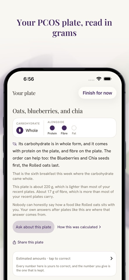 PCOS Meal & Symptom: Damson screenshot 1