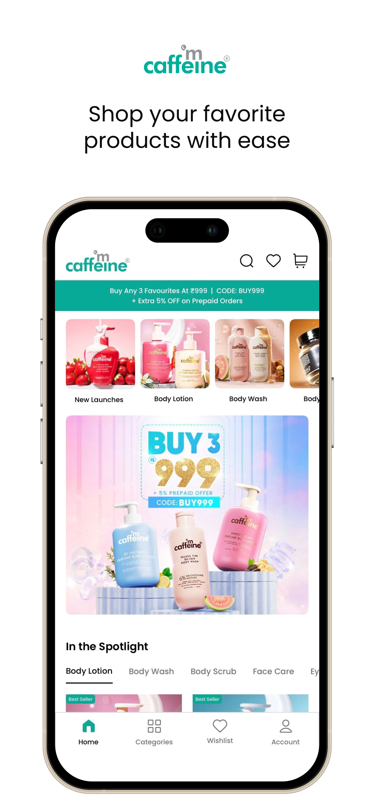 mCaffeine: Natural Skin Care