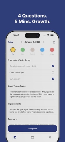 Gradio: AI Journal Reflection Screenshot 1 of 3