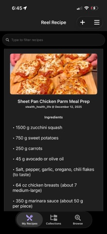 Reel Recipe Screenshot 1 of 3