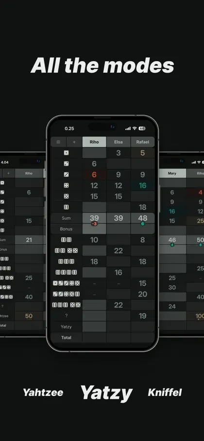 Screenshot 5 di 6 di Yatzi — Yatzy Score Tracker