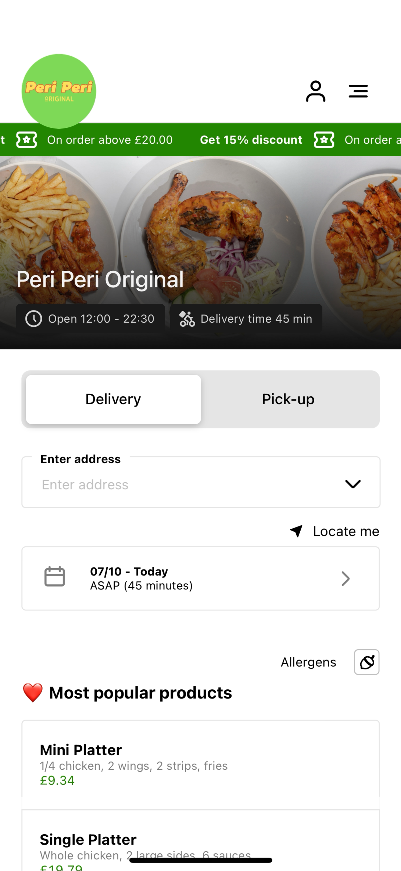 Peri Peri Original UK screenshot 3