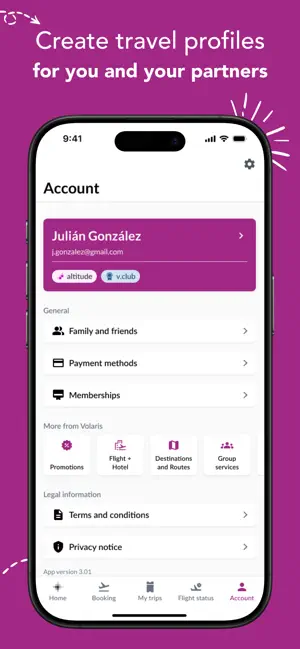 Volaris iPhone screenshot 3
