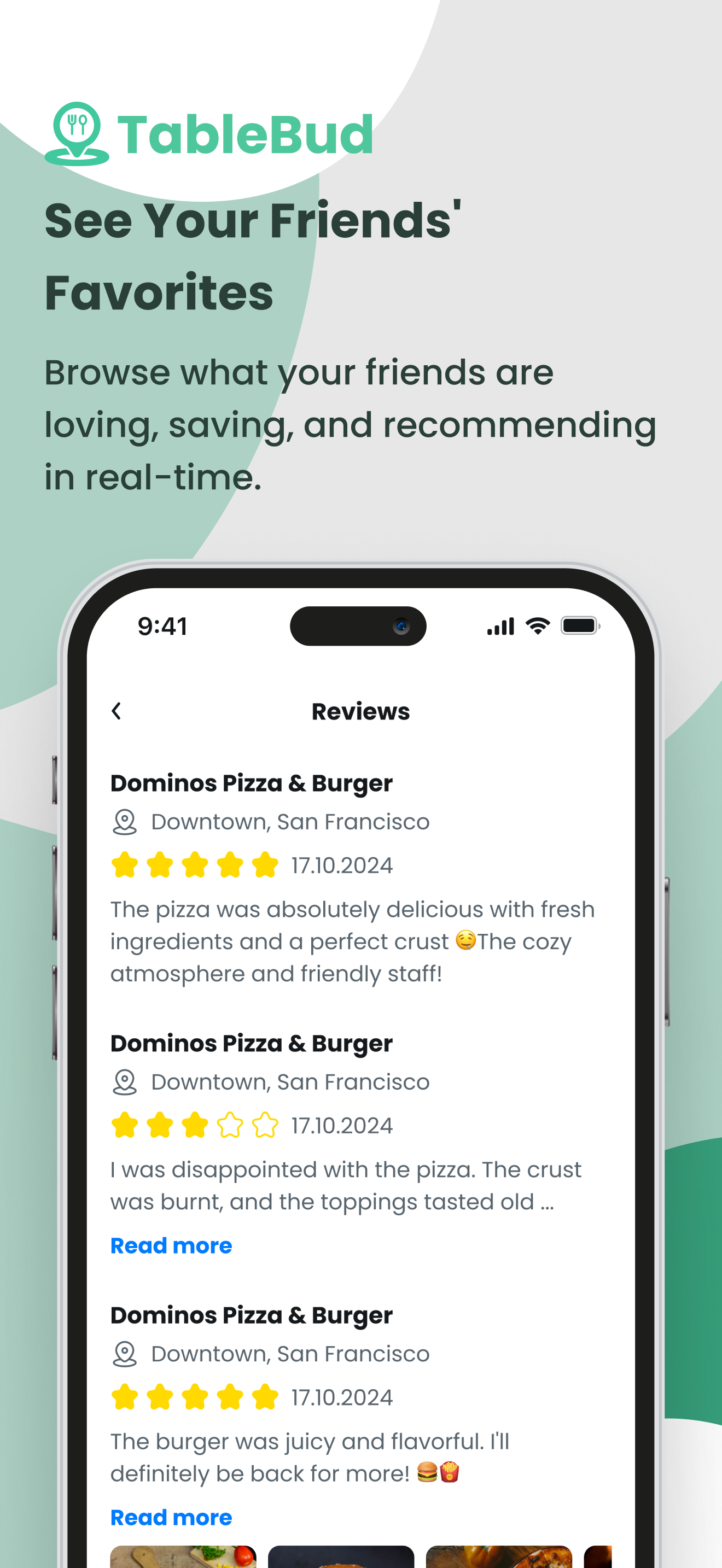TableBud screenshot 2