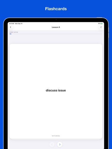 Collocations for IELTS test iPad screenshot