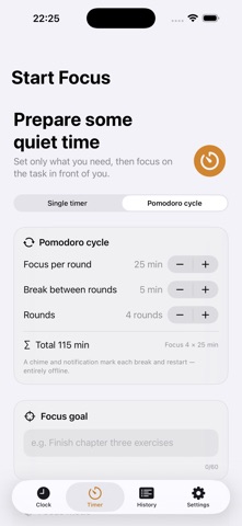 Immersive Clock Screenshot 3 of 6