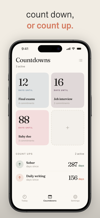 Kairos: Goal Countdowns Screenshot 5 of 6