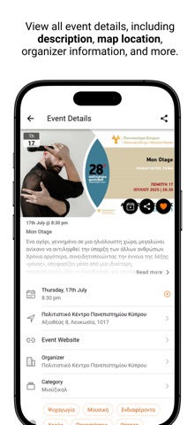 EventsHub - Cyprus Events screenshot