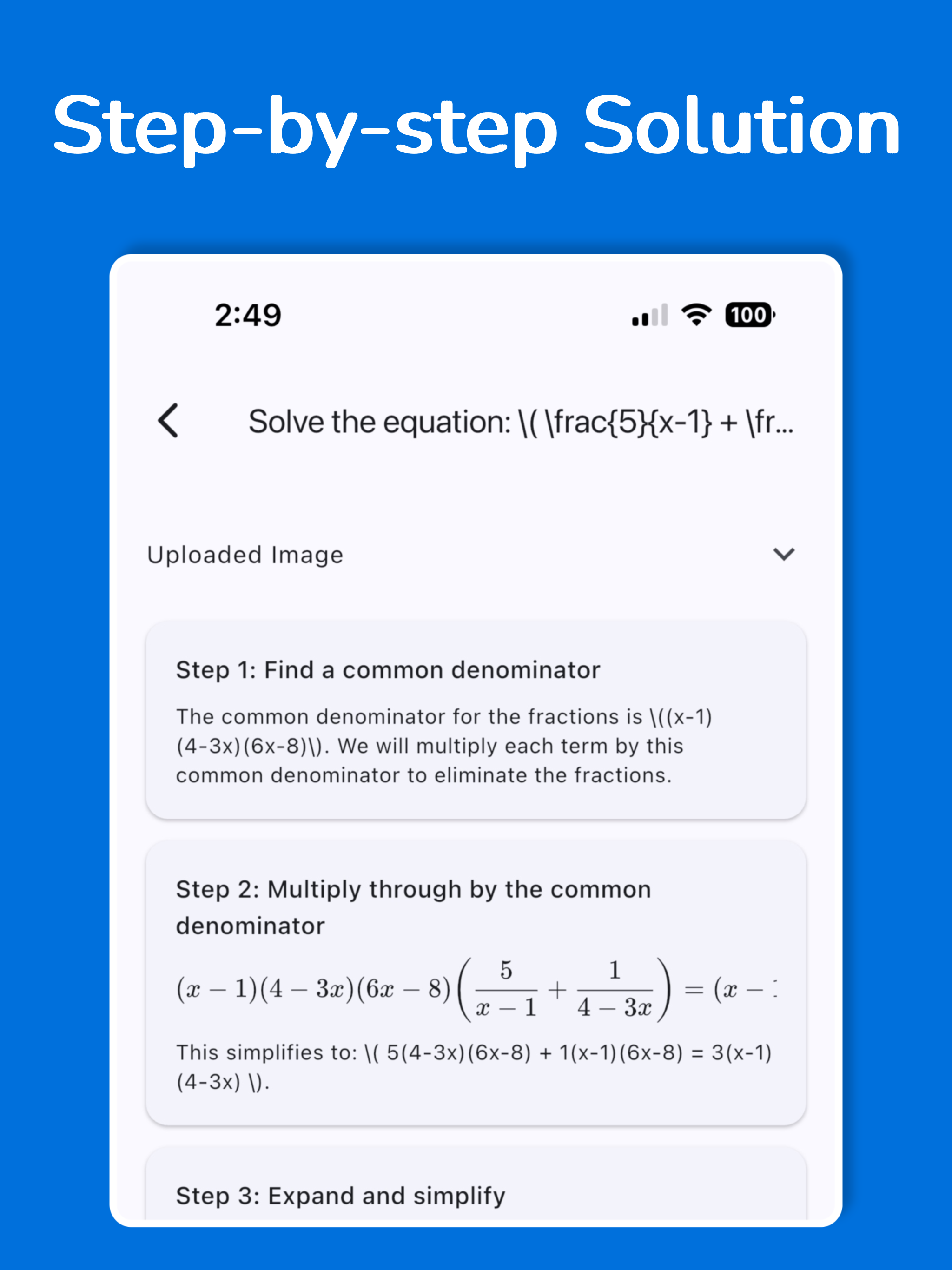 AI Homework Helper - AI Solver