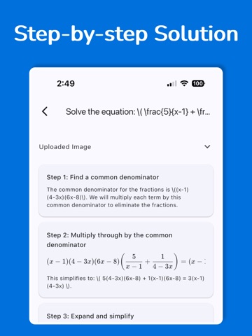 AI Homework Helper - AI Solver iPad screenshot