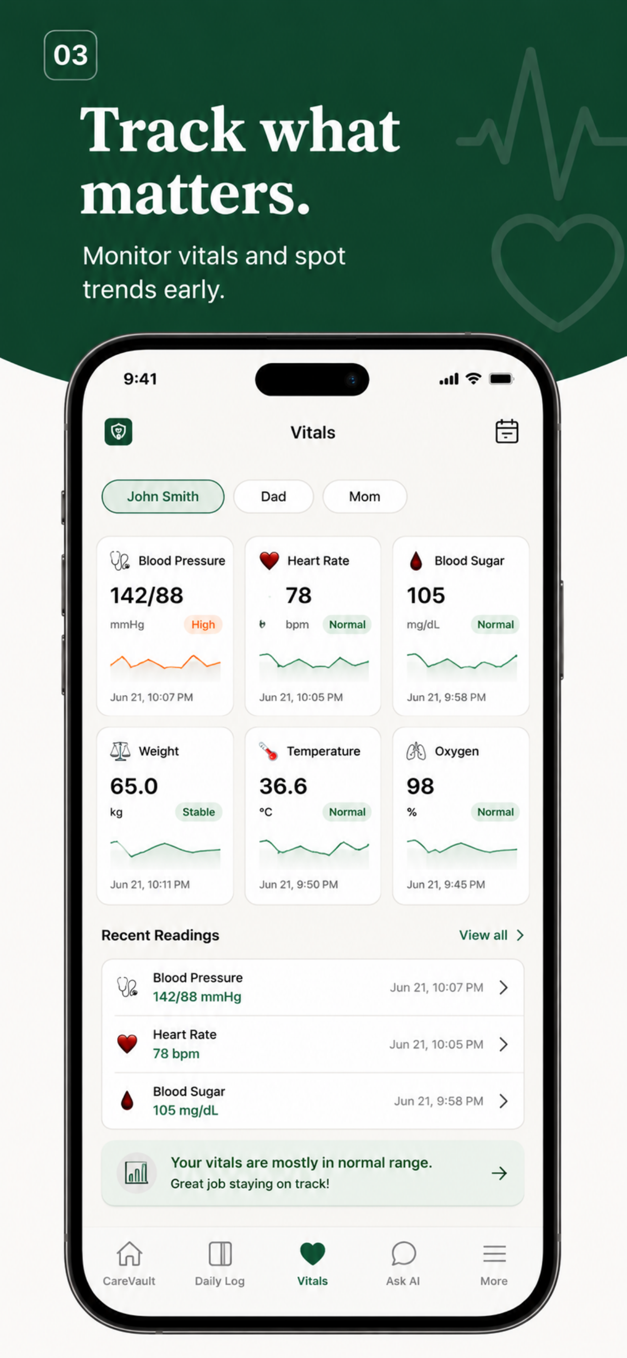 CareVault: Health Memory screenshot 2