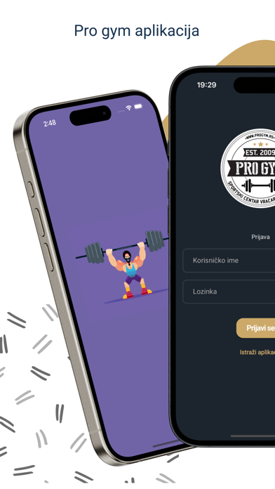 Screenshot 1 of Pro Gym App