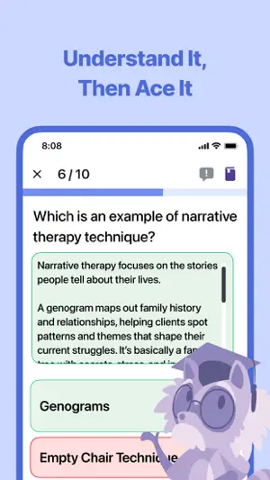 NCE Exam Prep 2026 | EZPrep screenshot 2