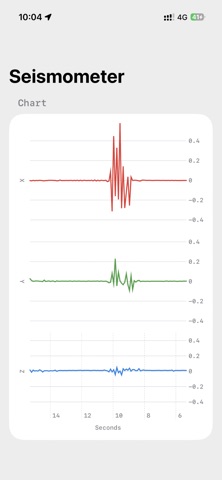 Seismometer ∞ iPhone screenshot