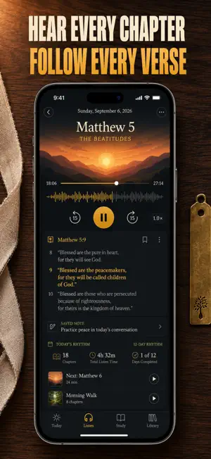Audio Bible: Listen & Read screenshot 1