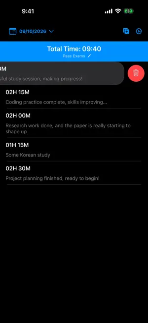 Hours: Track Study screenshot 3