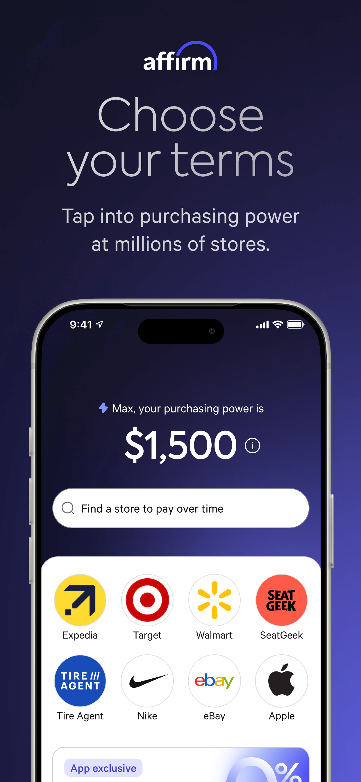Affirm: Buy now, pay over time