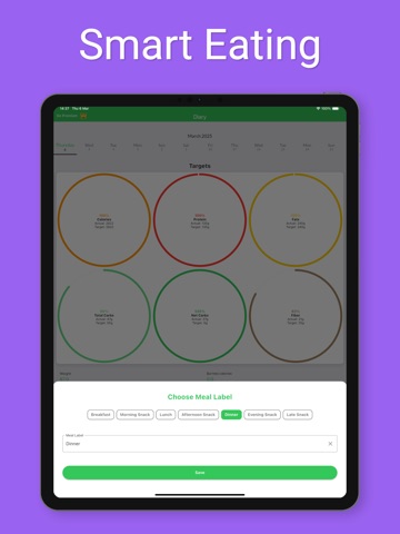 Nutri Plan: Diet Meal Master iPad screenshot