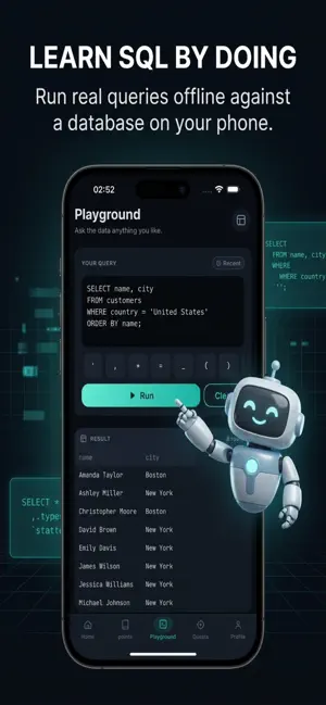 queri: Learn SQL by Doing screenshot 1
