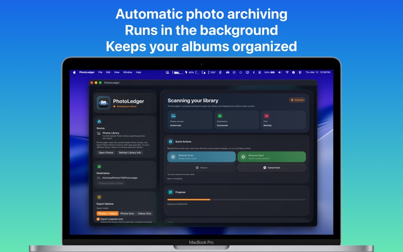 PhotoLedger: Backup & Export screenshot