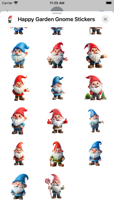 Screenshot 3 of Happy Garden Gnome Stickers App