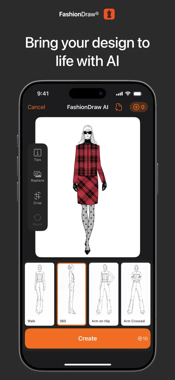 #1. FashionDraw by Fashionary (iOS) 作者: Fashionary