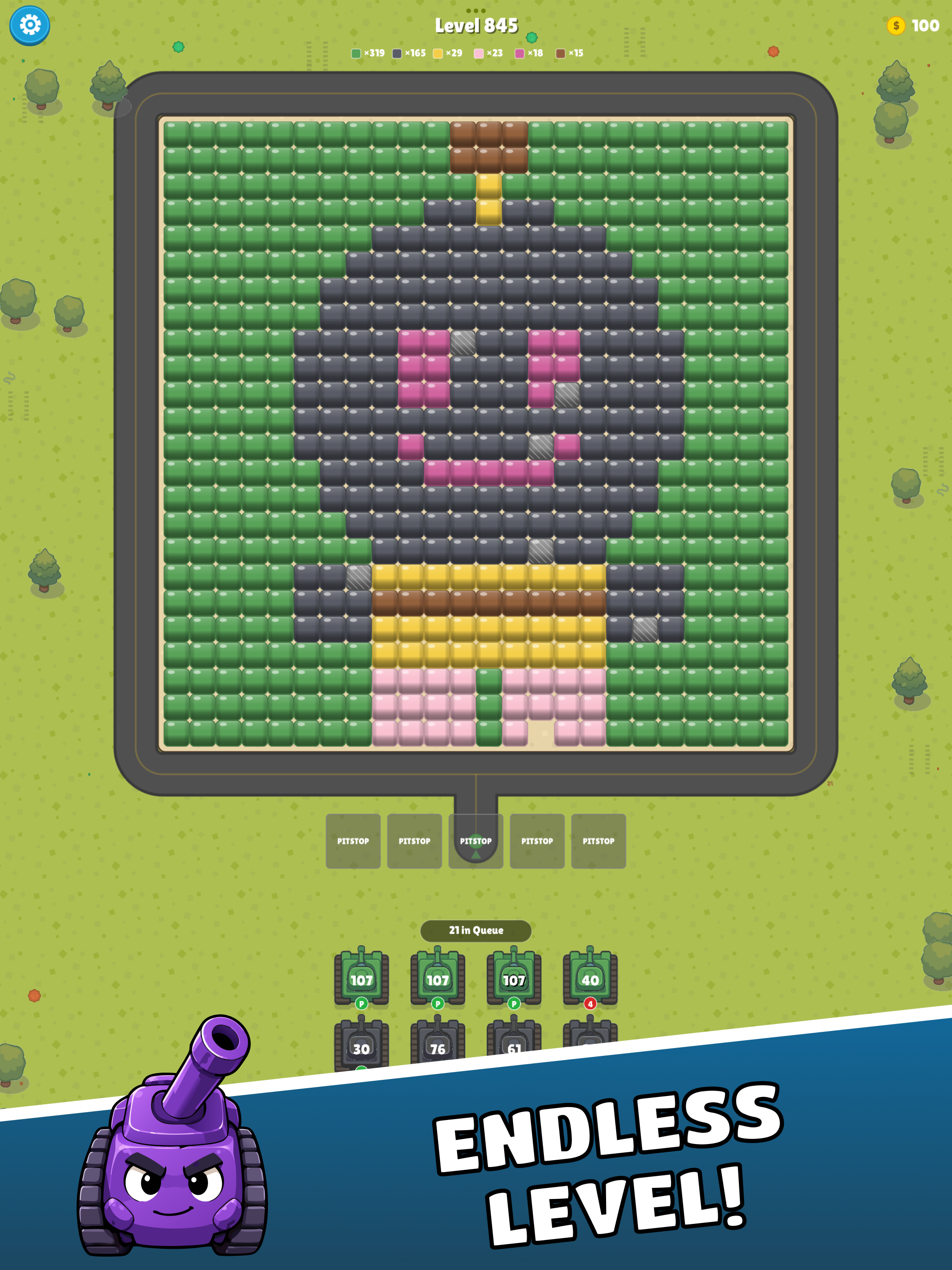 Tank Flow: Puzzle Blast
