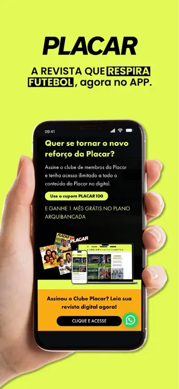 Revista Placar Digital screenshot 1 of 5