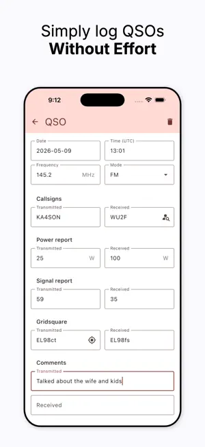 Ham Logger: Ham Radio Logbook screenshot 2