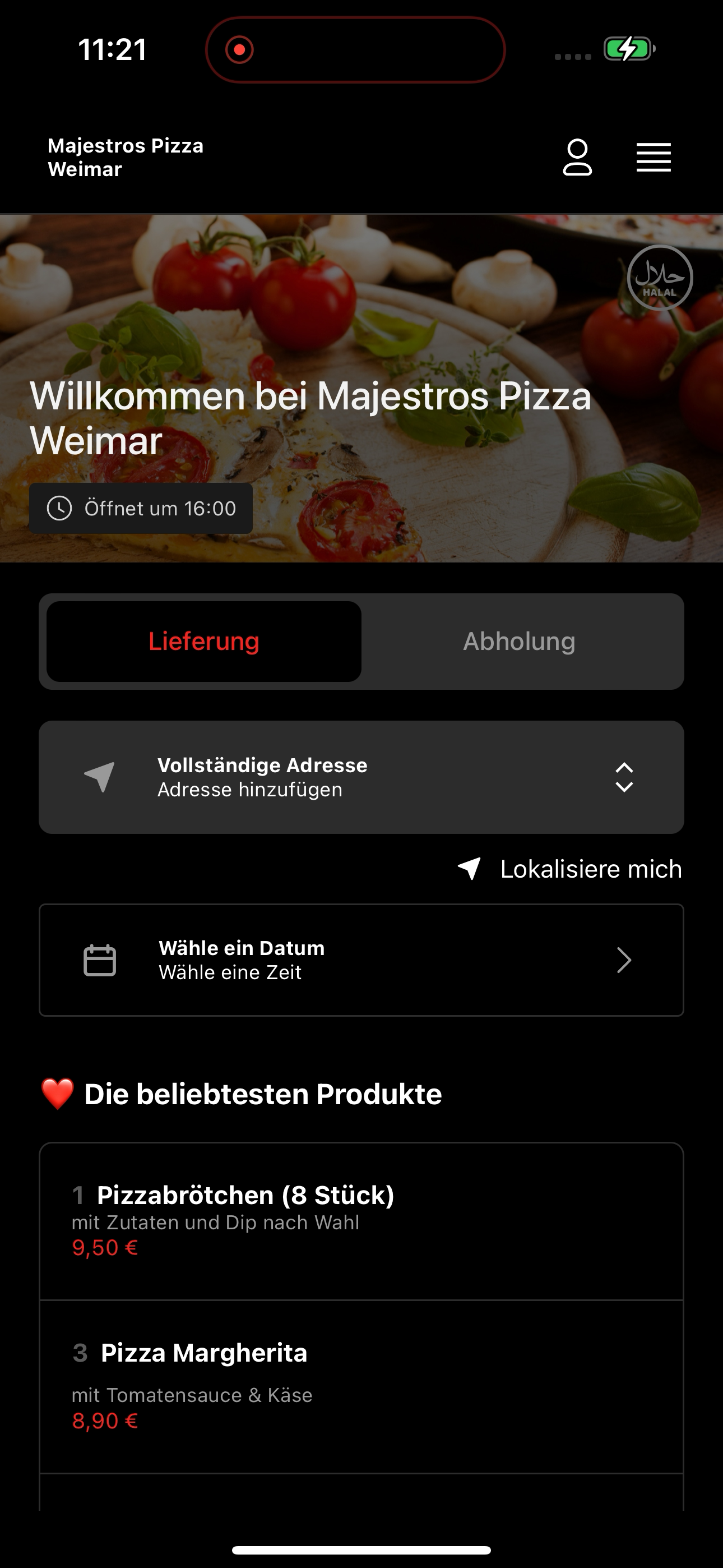 Majestros Pizza Weimar