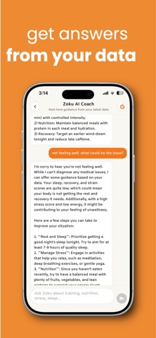 Zoku: AI Health Coach screenshot