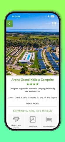 Arena Campsites iPhone screenshot