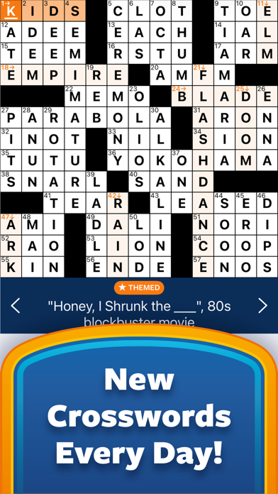 Screenshot #1 pour Crossword Puzzles+