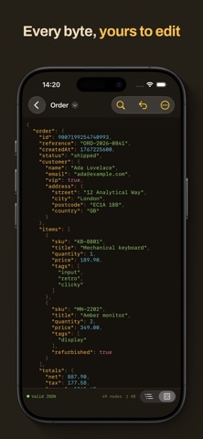 JSON Master App Store screenshot 3