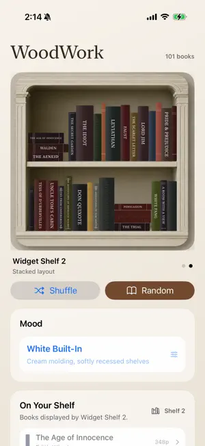 WoodWork Bookshelf screenshot 2