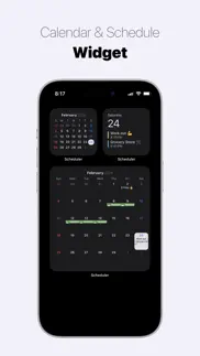 scheduler - calendar widget iphone screenshot 4