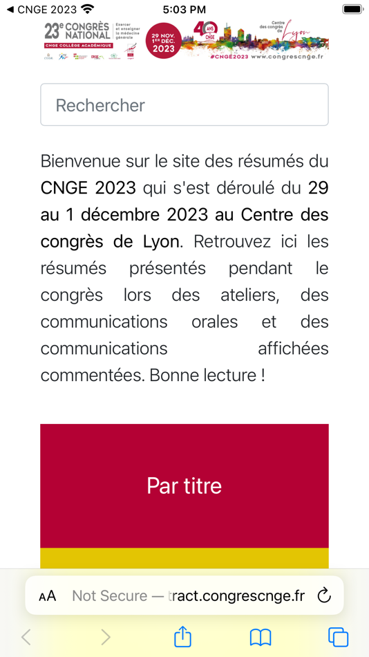 #2. Congrès CNGE 2024 (iOS) 由: Invent-App