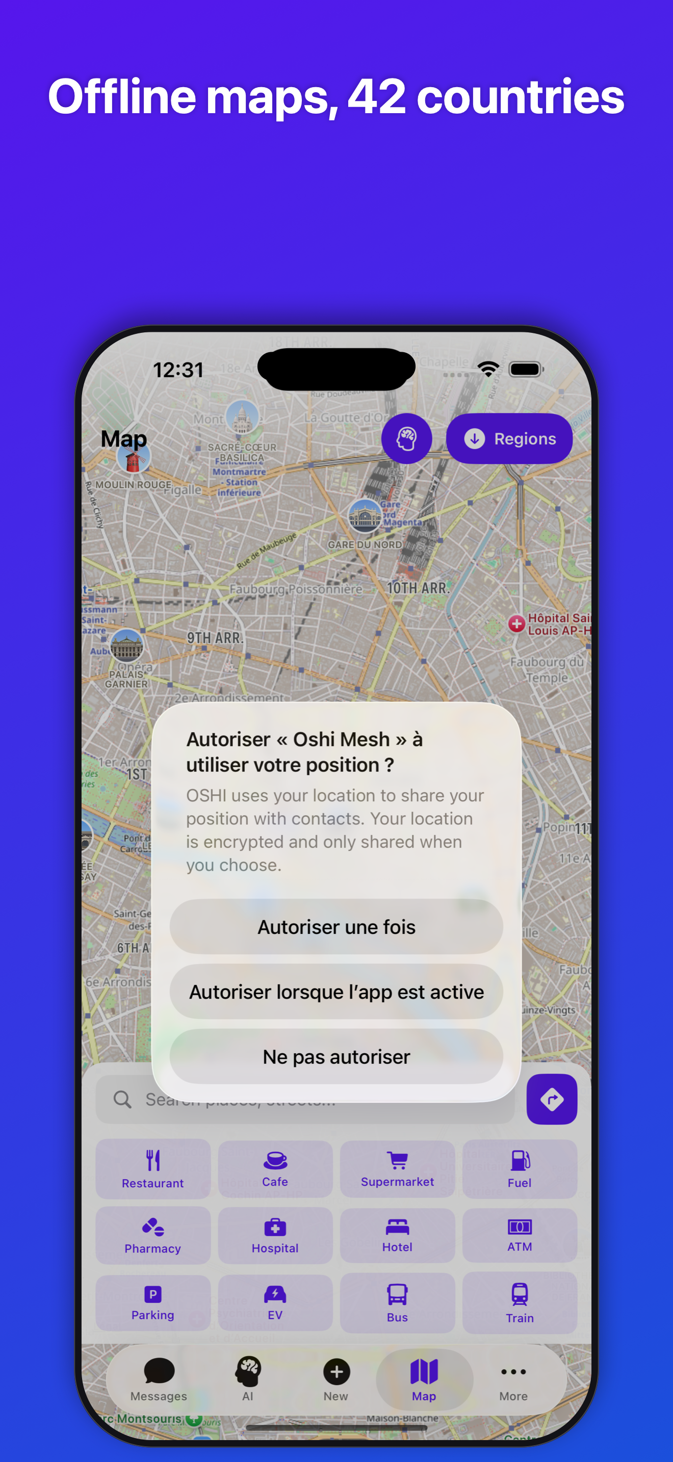 OSHI Mesh: Offline Messenger