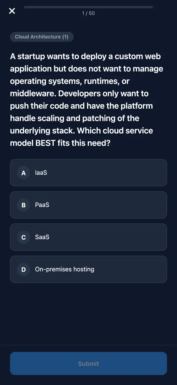 Screenshot #3 pour Cloud+ Practice CV0-004
