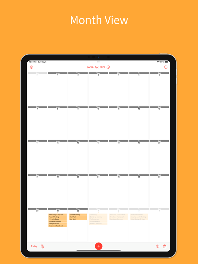 Екранна снимка на Week Calendar Pro